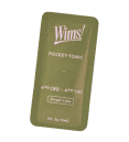 Dark green Wims Ginger Lime Pocket-Tonic™ sachet with light pink lettering, labeled 4mg CBD, 4mg THC, net weight 3g (3ml).